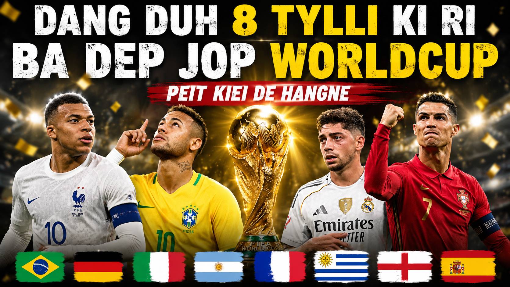Dang duh 8 tylli ki Ri kiba la dep jop ia ka World Cup peit kane ka video